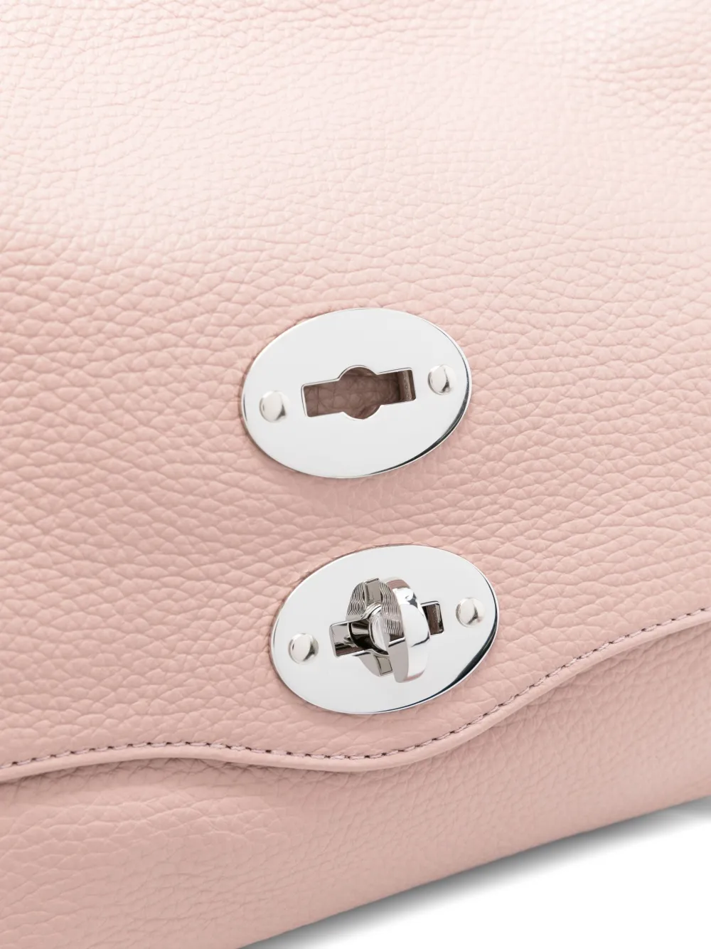 Zanellato Postina shopper met klep en studs Roze