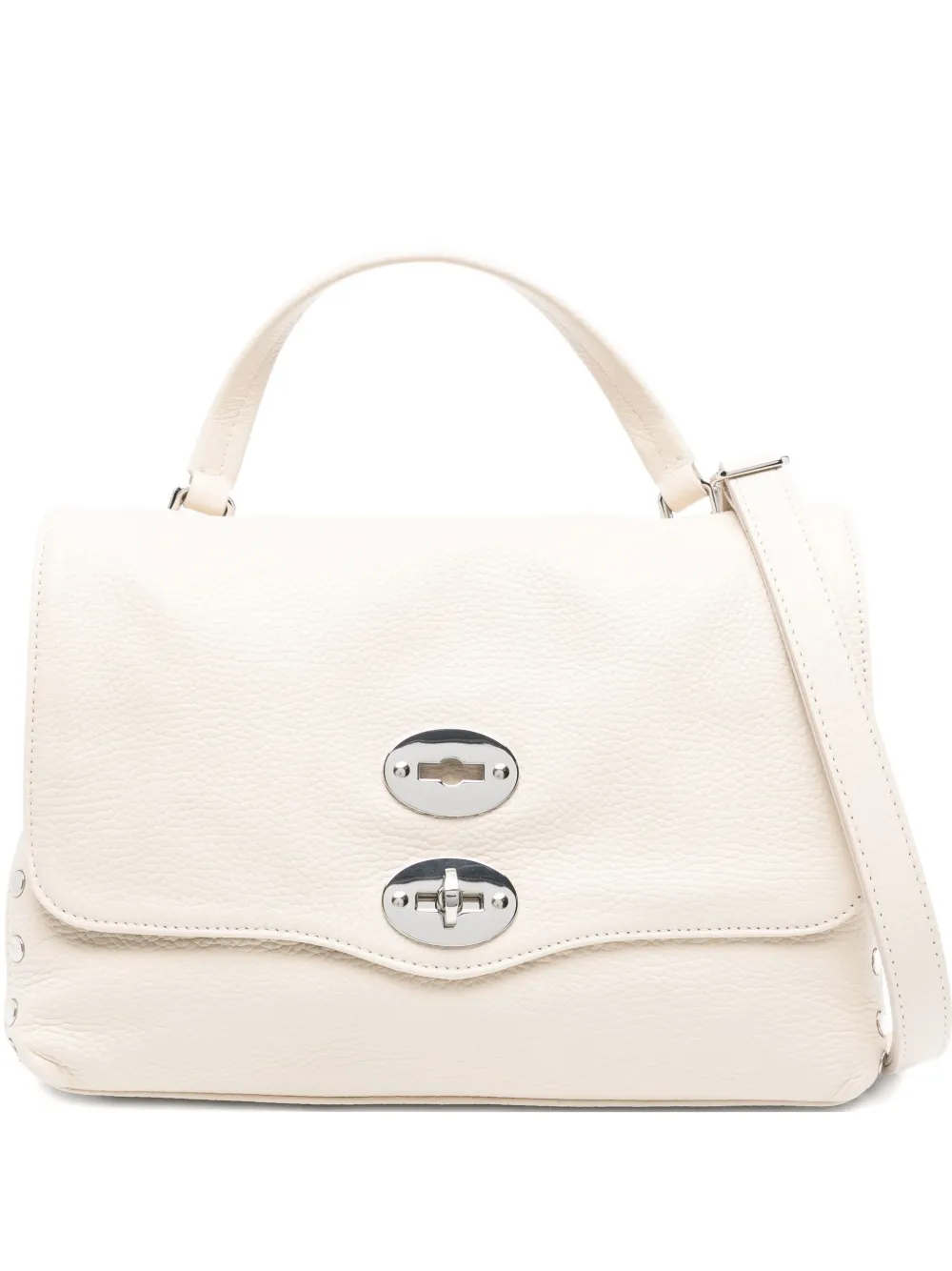 Zanellato Postina shopper verfraaid met studs Beige