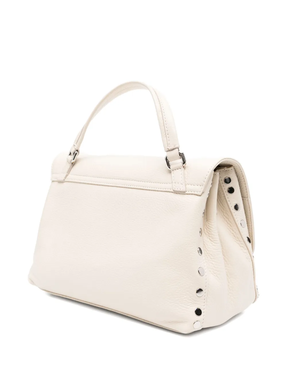 Zanellato Postina shopper verfraaid met studs Beige