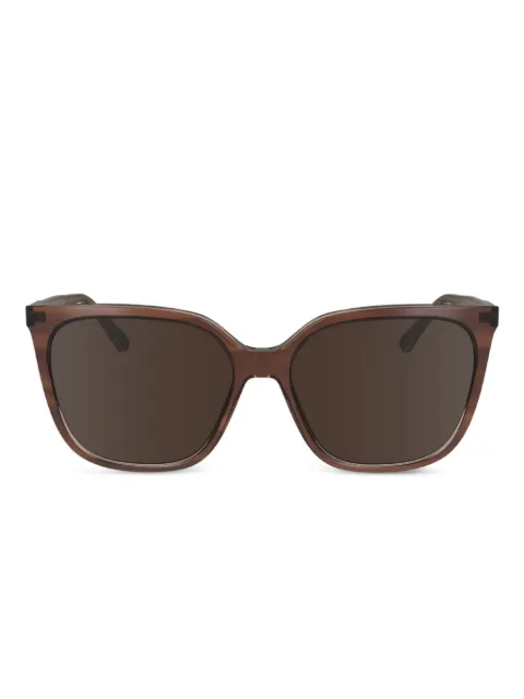 Calvin Klein lentes de sol con motivo de rayas