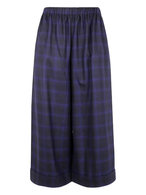 Daniela Gregis tartan cropped trousers