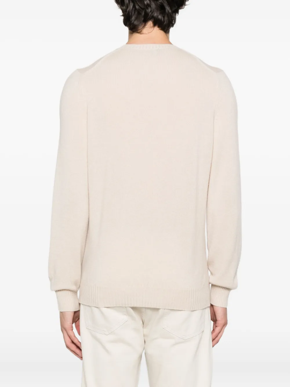 Fedeli cashmere crew-neck sweater Beige