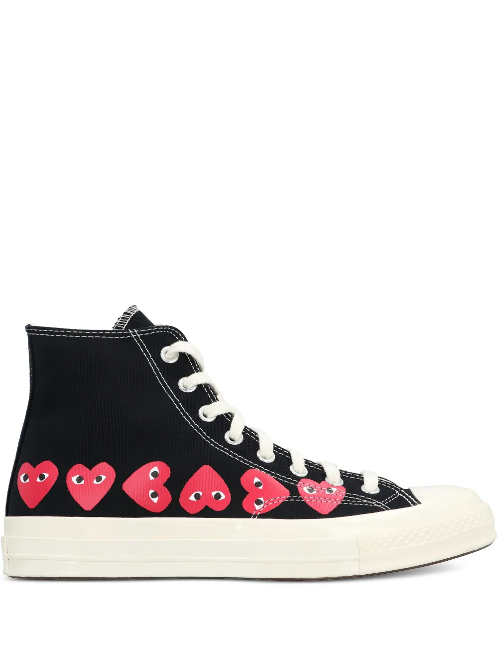 Comme Des Garçons Play x Converse Chuck 70 high-top sneakers Zwart