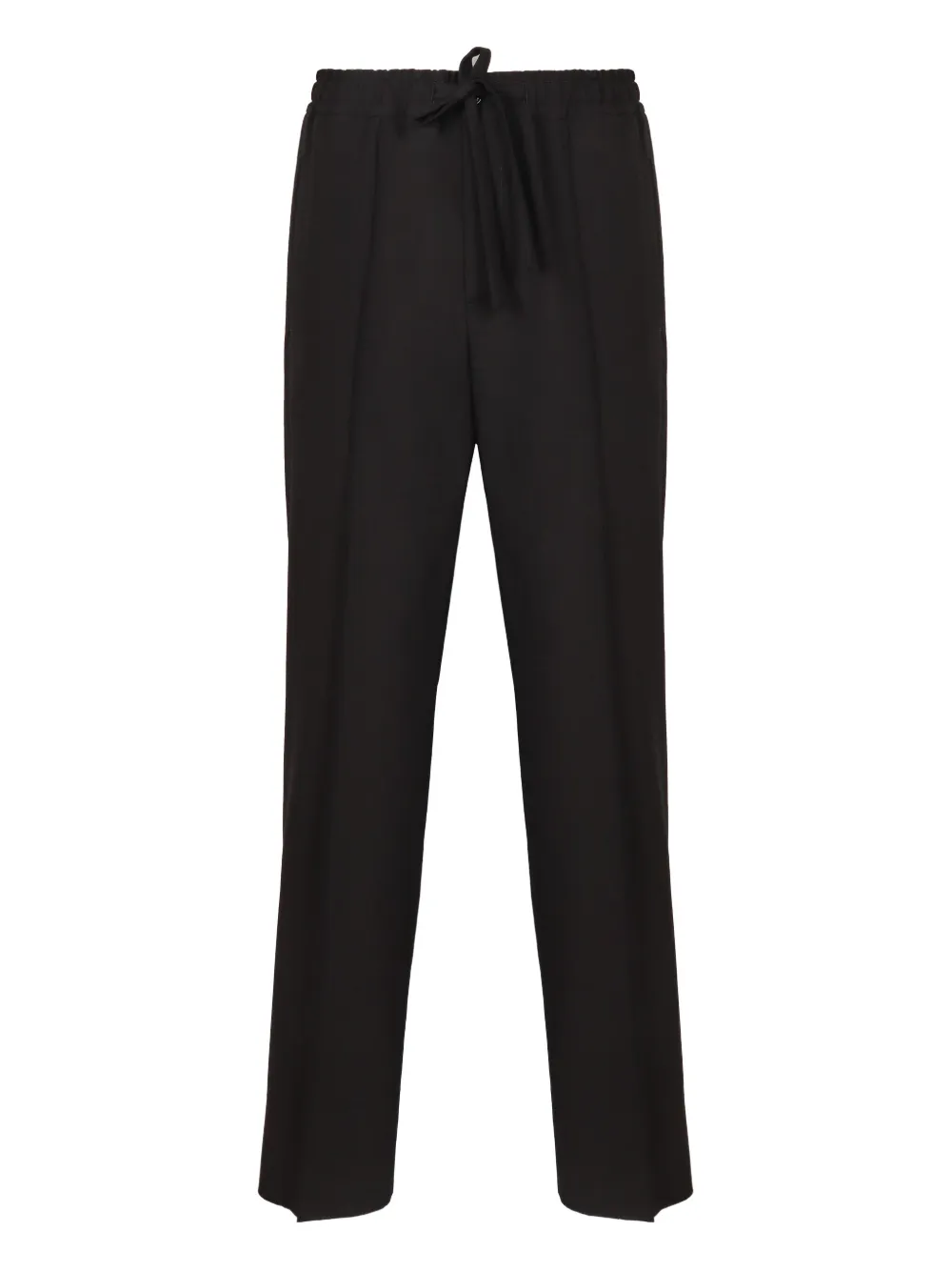 Valentino Garavani virgin wool straight-leg trousers Zwart