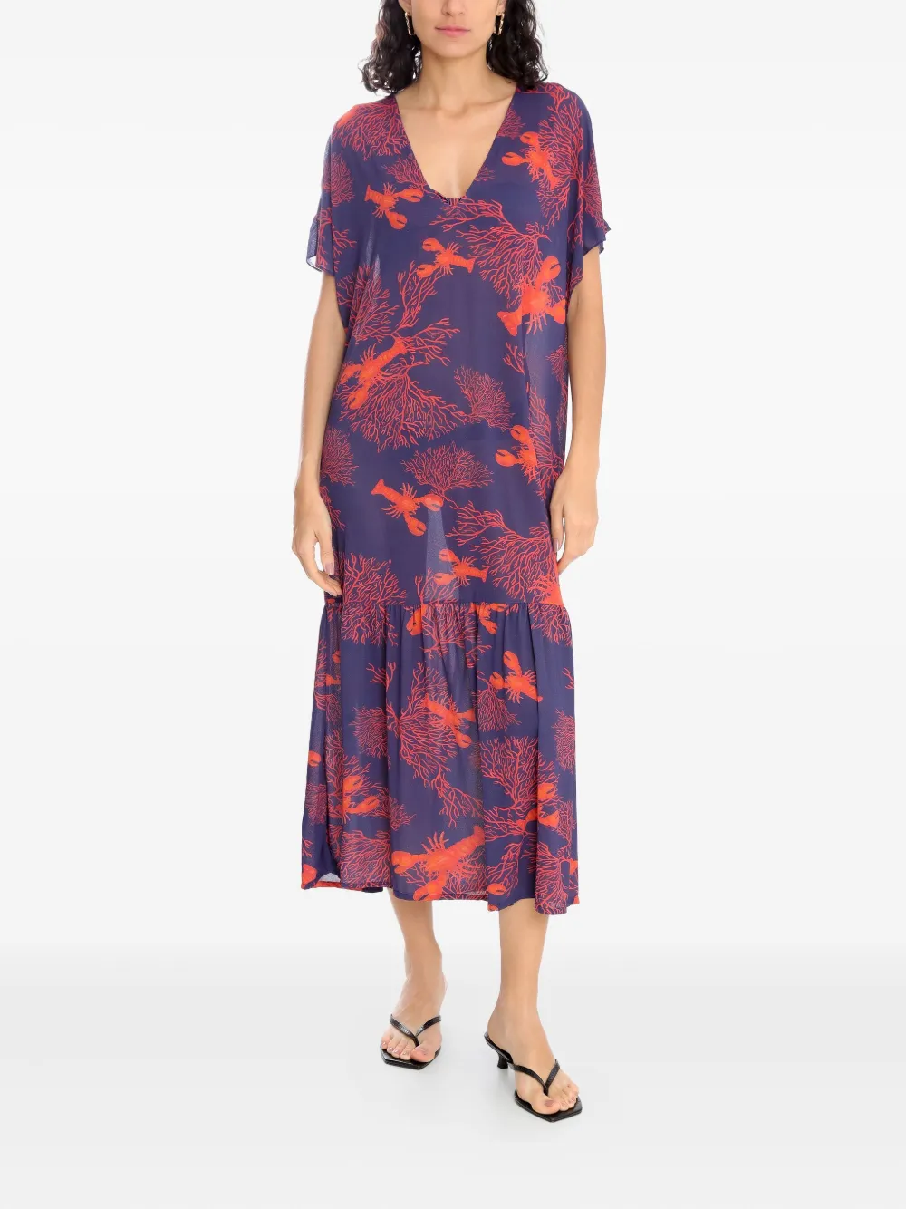 Brigitte Lara jurk Blauw