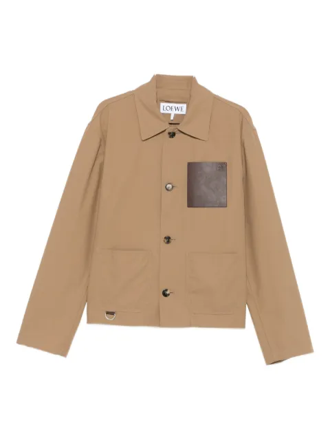 LOEWE Anagram-debossed cotton jacket