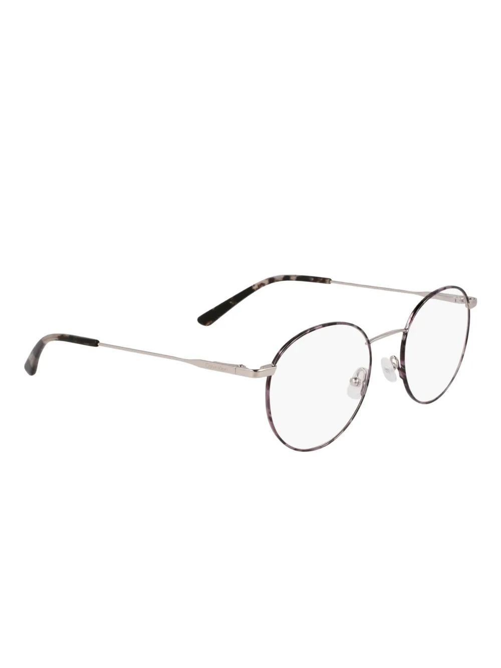 Calvin Klein Bril met rond montuur Grijs