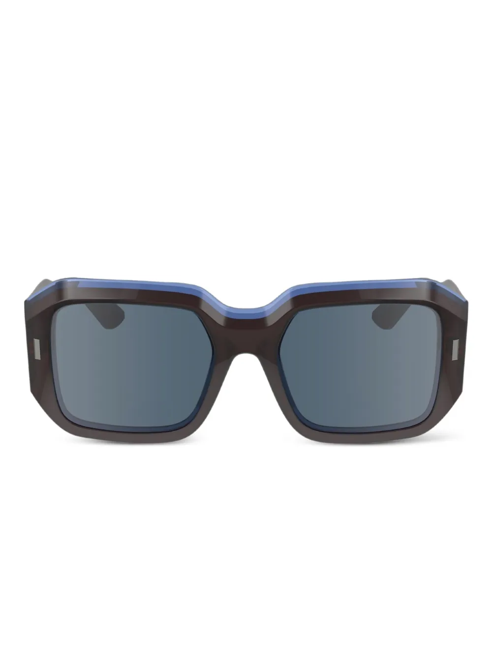 Calvin Klein Sonnenbrille mit Oversized-Gestell - Braun