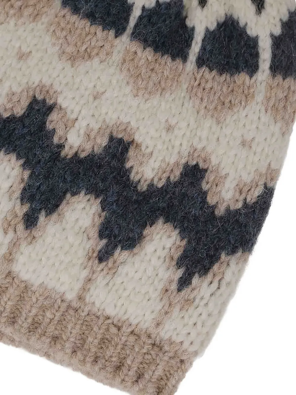 Eleventy Muts met patroon Beige