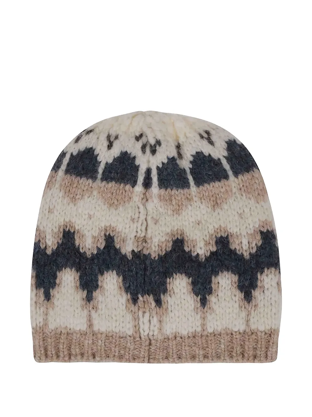Eleventy Muts met patroon Beige
