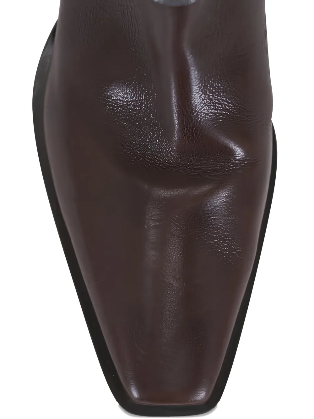 Brunello Cucinelli Leren cowboylaarzen Bruin