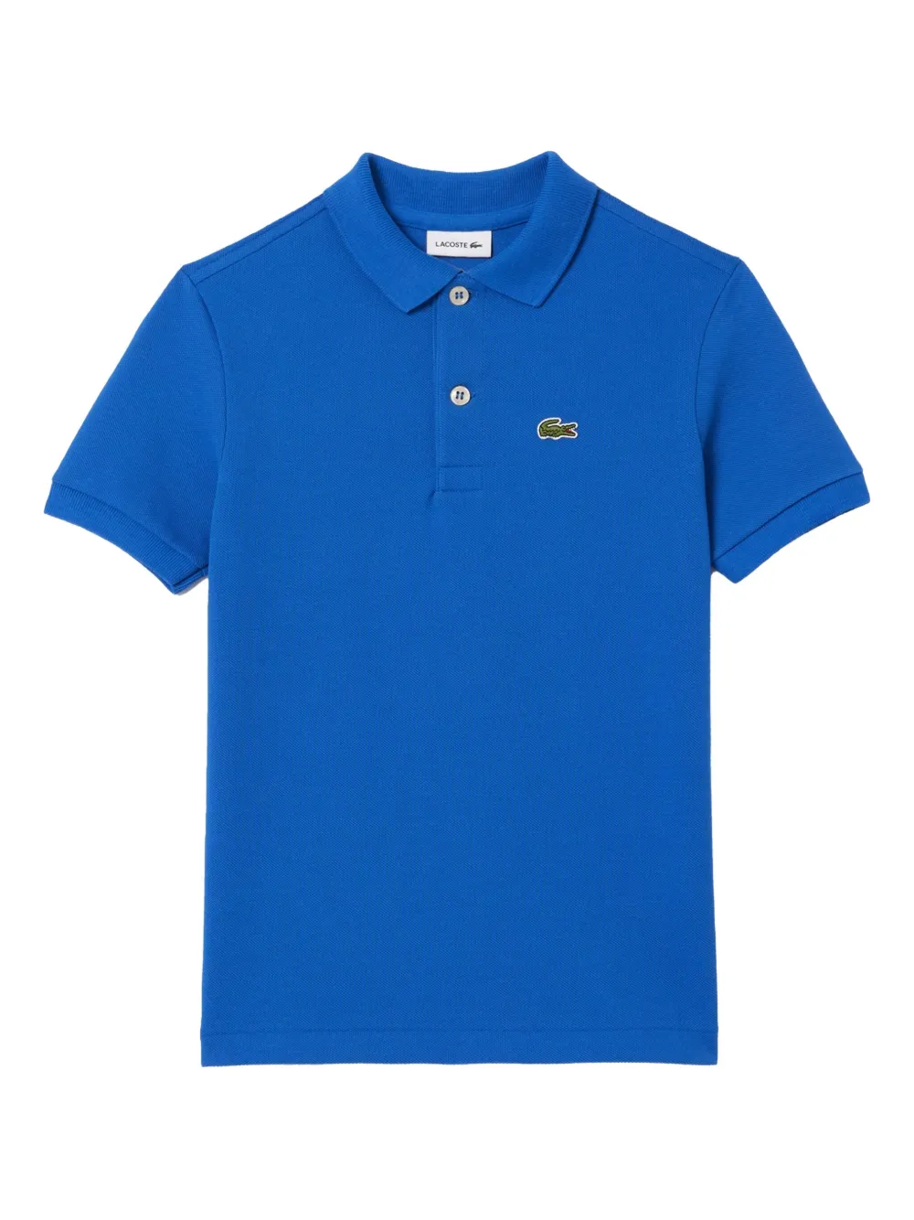 Lacoste Kids Polo con applicazione logo - Blu