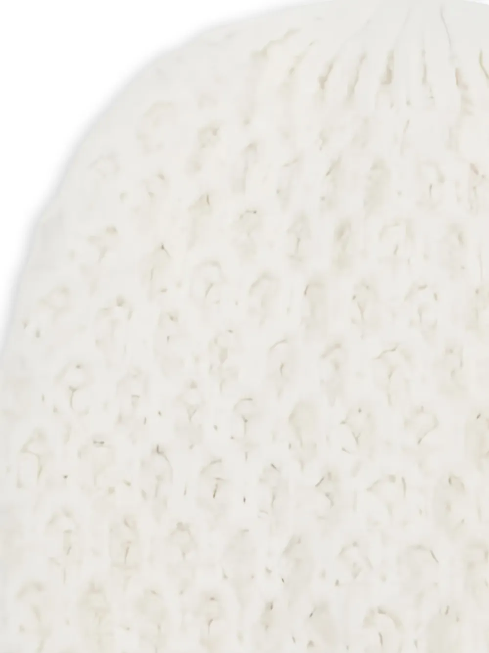 Eleventy Gebreide muts Beige