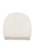 Eleventy knit beanie - Neutrals