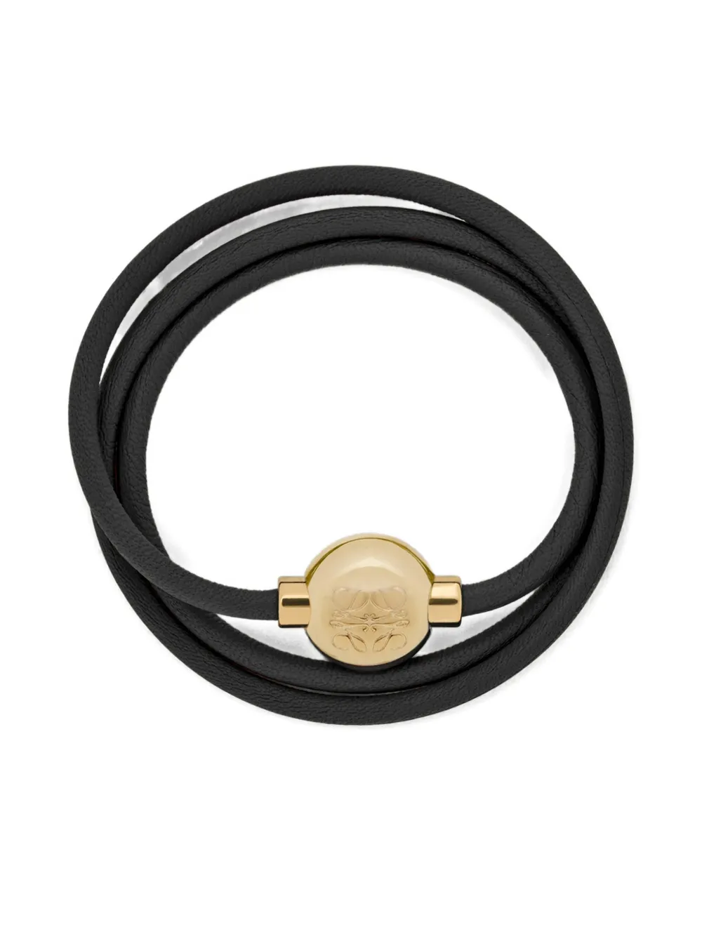 Loewe Magnetic Clasp Bracelet In Black