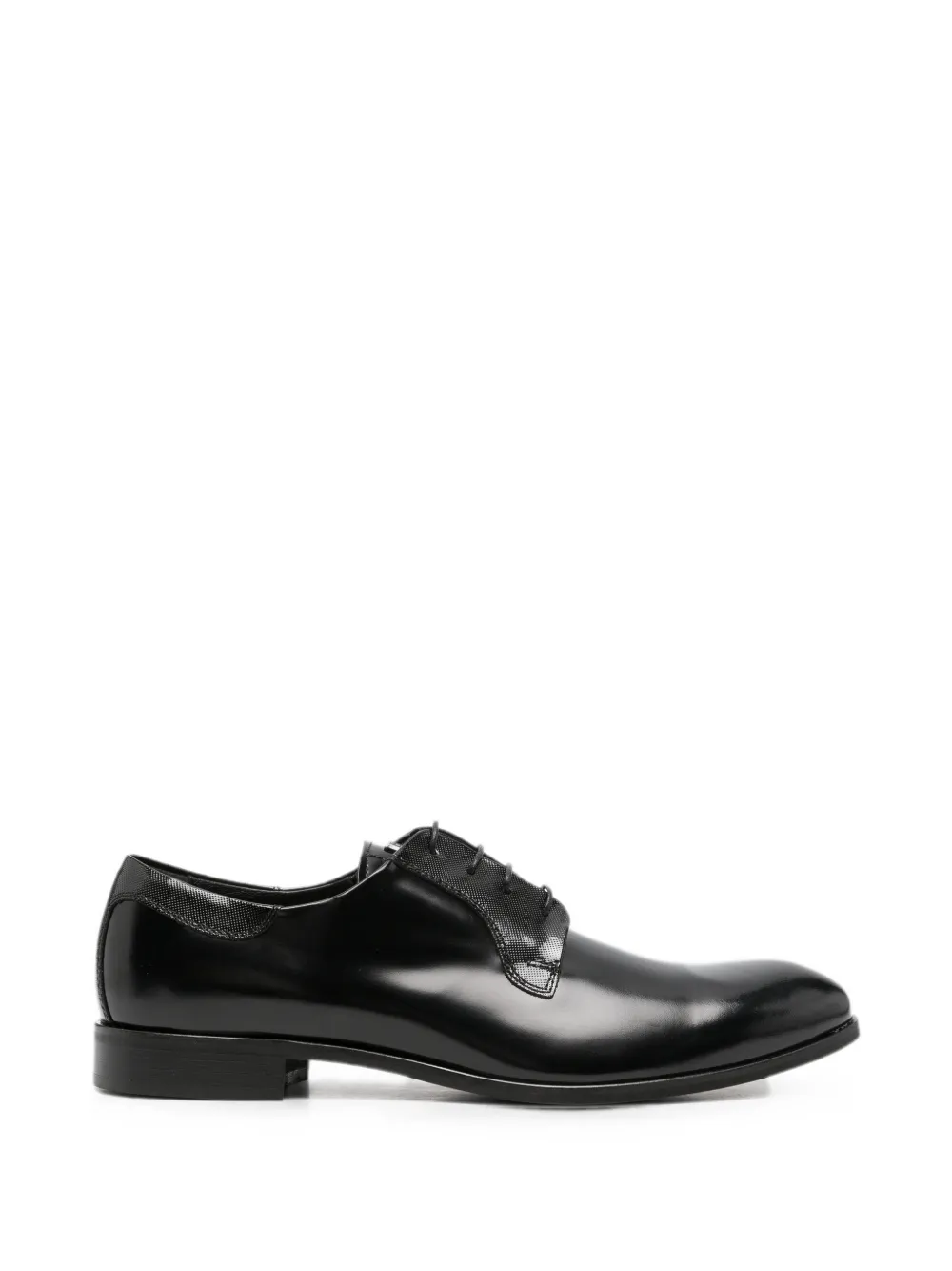 Carlo Pignatelli textured-panel lace-up derby shoes - Nero