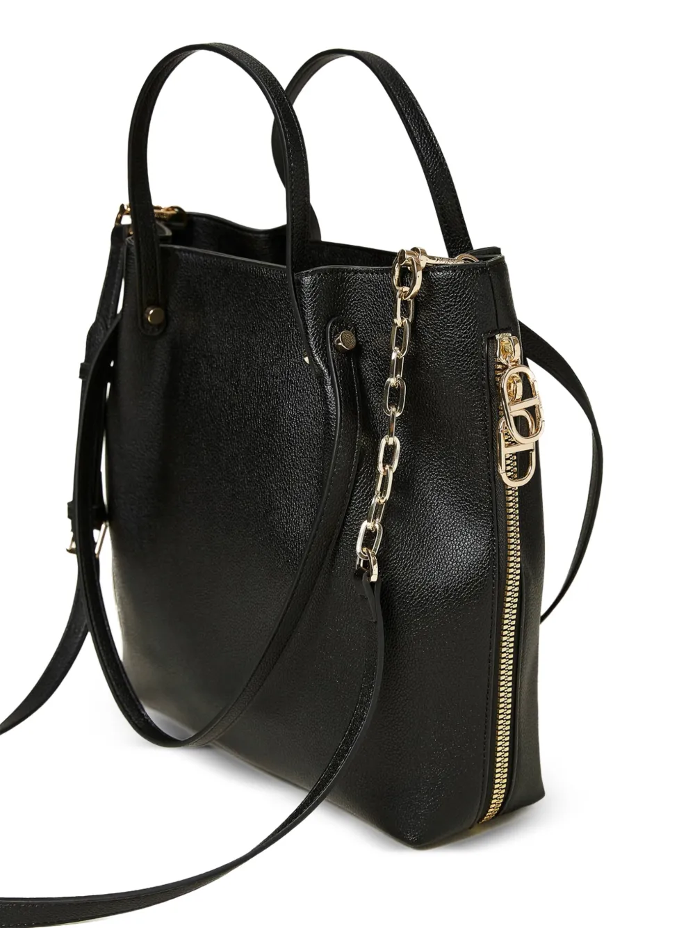TWINSET Shopper met rits Zwart