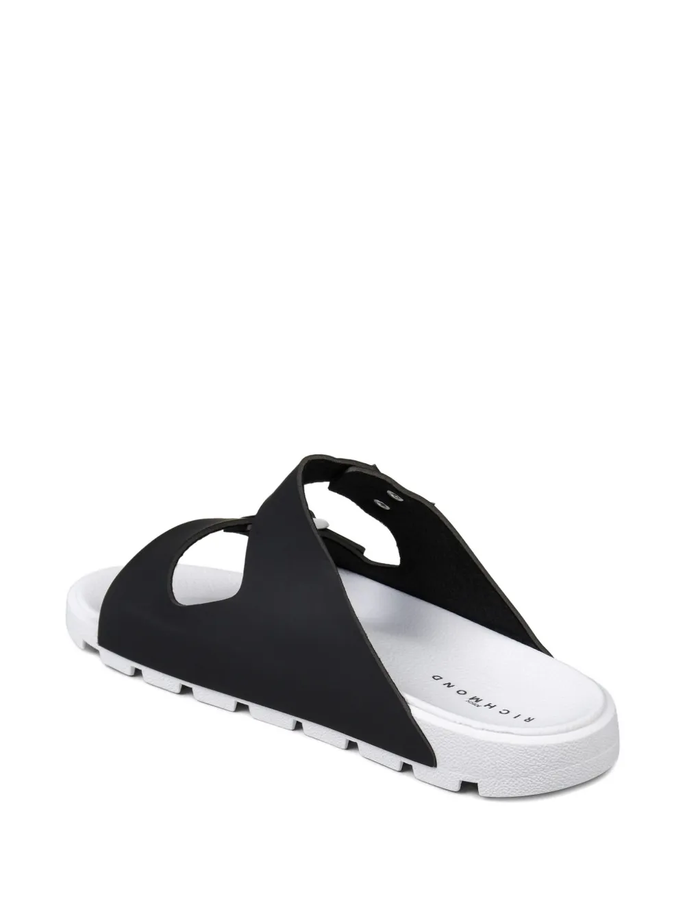 John Richmond double-buckle sandals Black