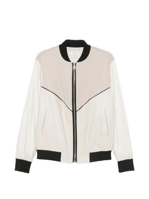 YES LONDON panelled zip-up jacket