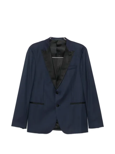 BOSS Super 110 peak-lapel two-piece suit