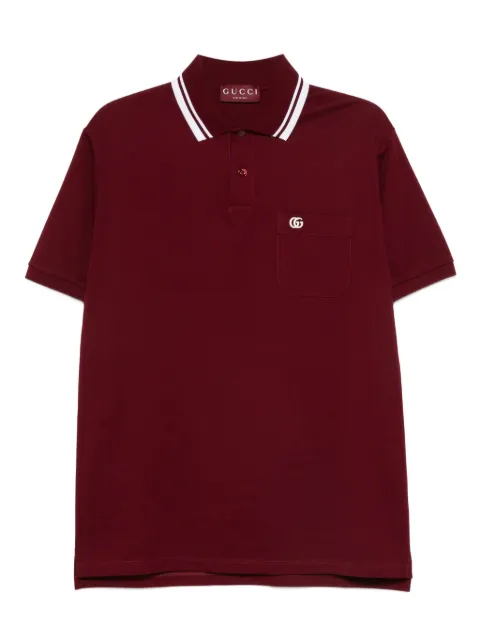 Gucci tipped-collar polo shirt