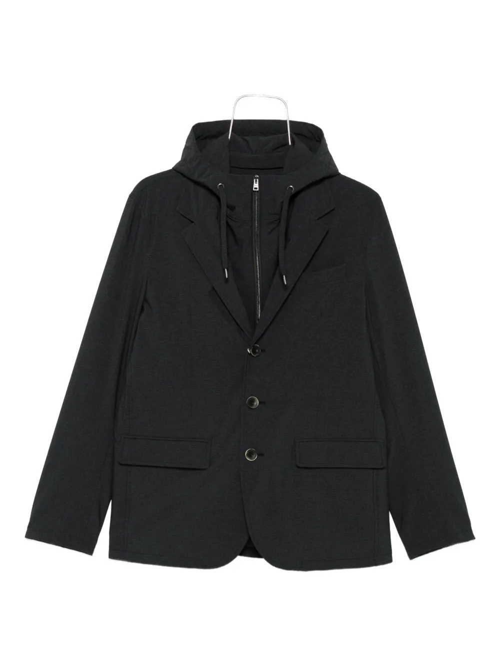 Herno Blazer met capuchon Grijs