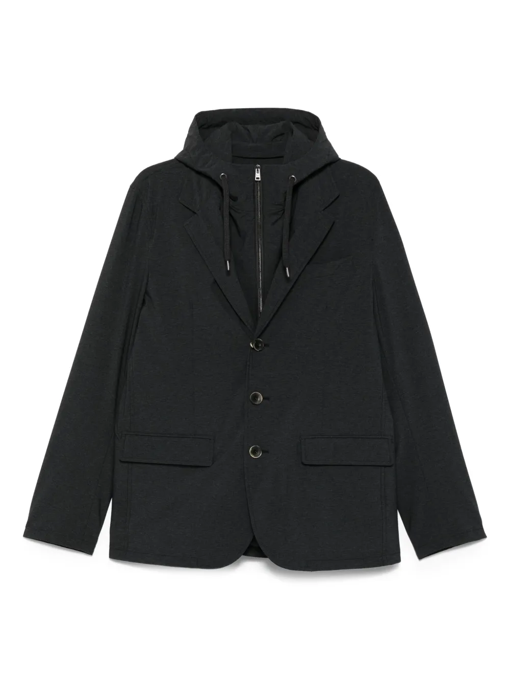 Herno Blazer met capuchon Grijs