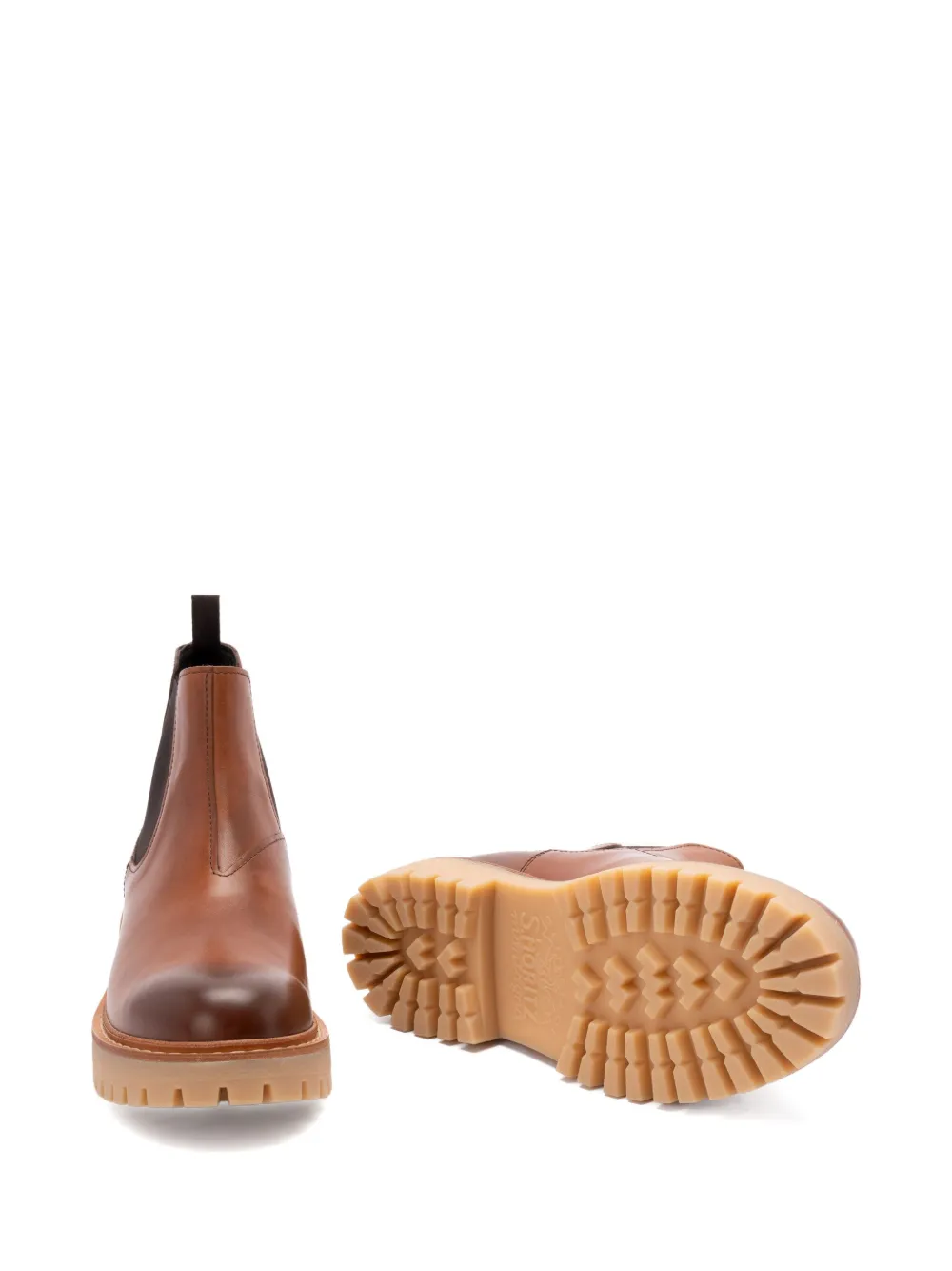 Prada Leren Chelsea laarzen Bruin