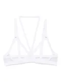 Maison Close Pure Tentation harness bra - White