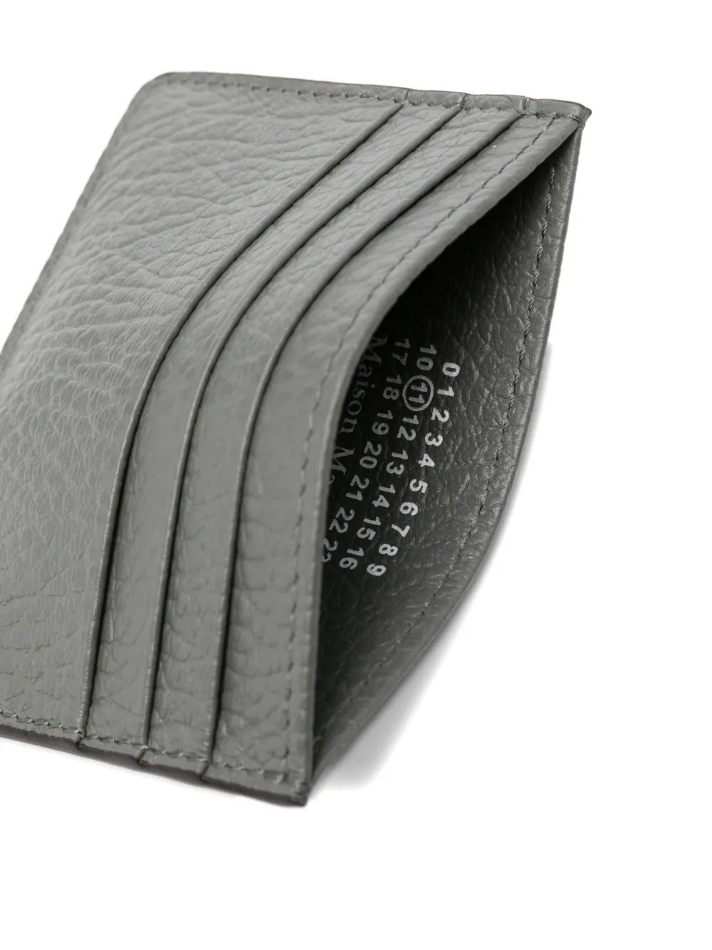 Maison Margiela leather cardholder Grijs