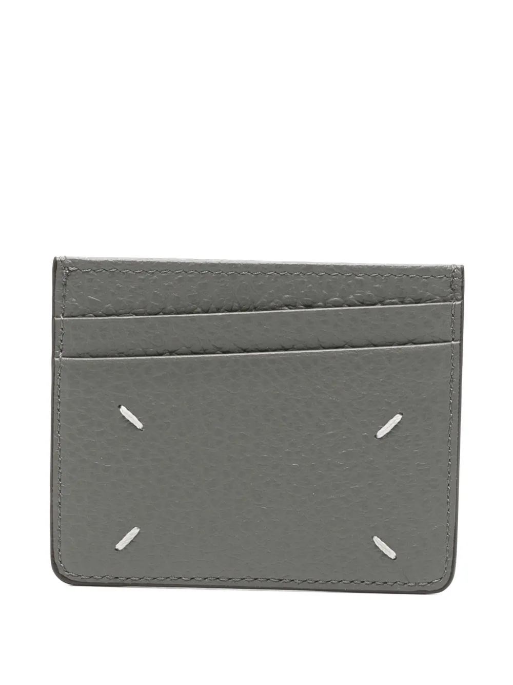 Maison Margiela leather cardholder Grijs