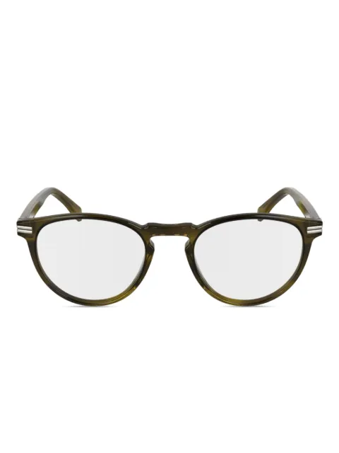 Lacoste lunettes de vue rondes à rayures