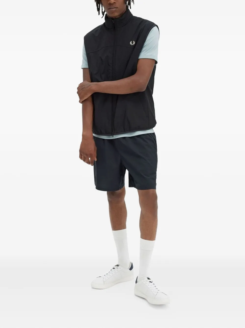 Fred Perry 후드 집업 베스트 | 베스트 & 질레 | Image 2