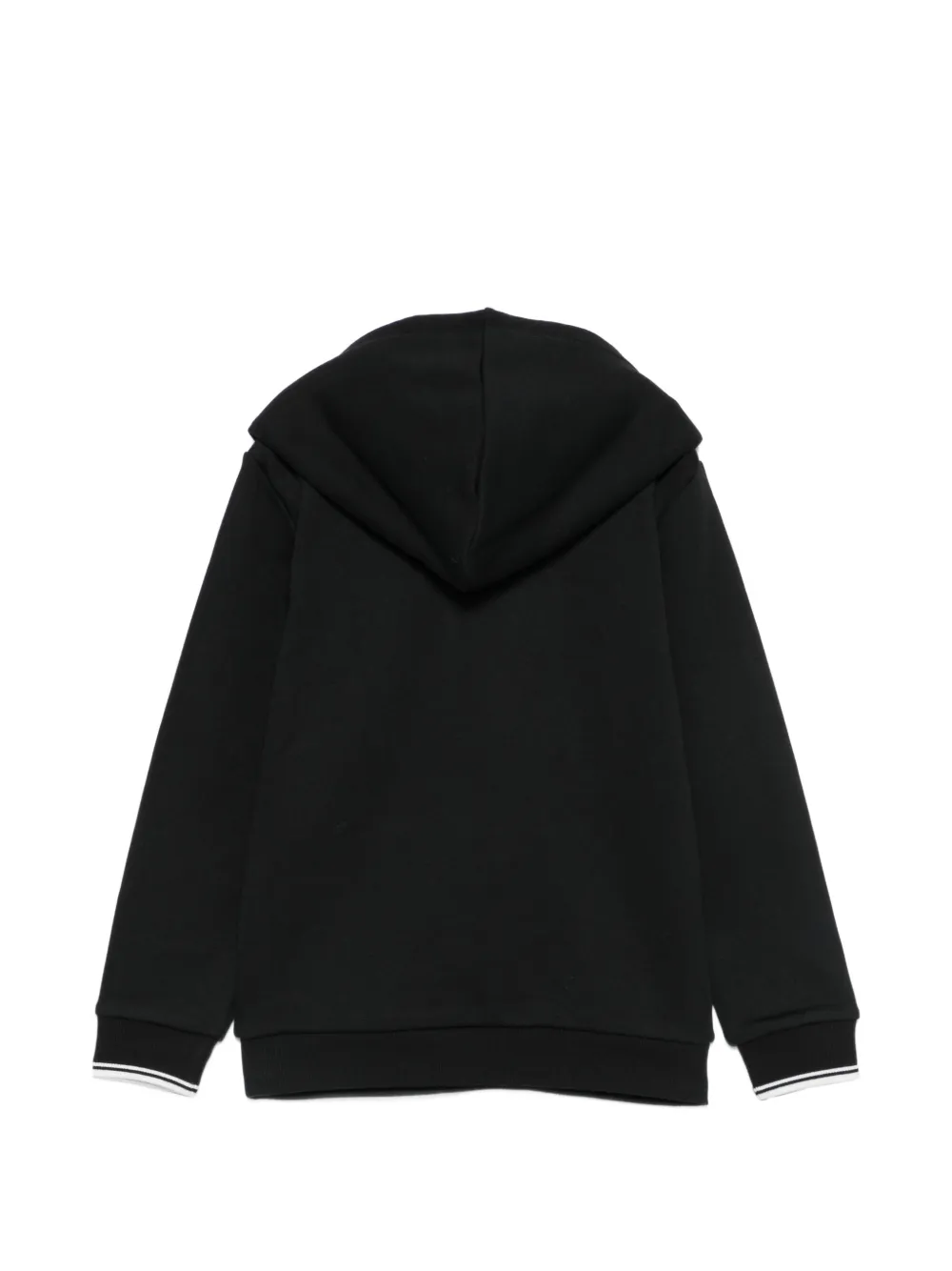 Fred Perry Kids Laurel Wreath hoodie met borduurwerk Zwart