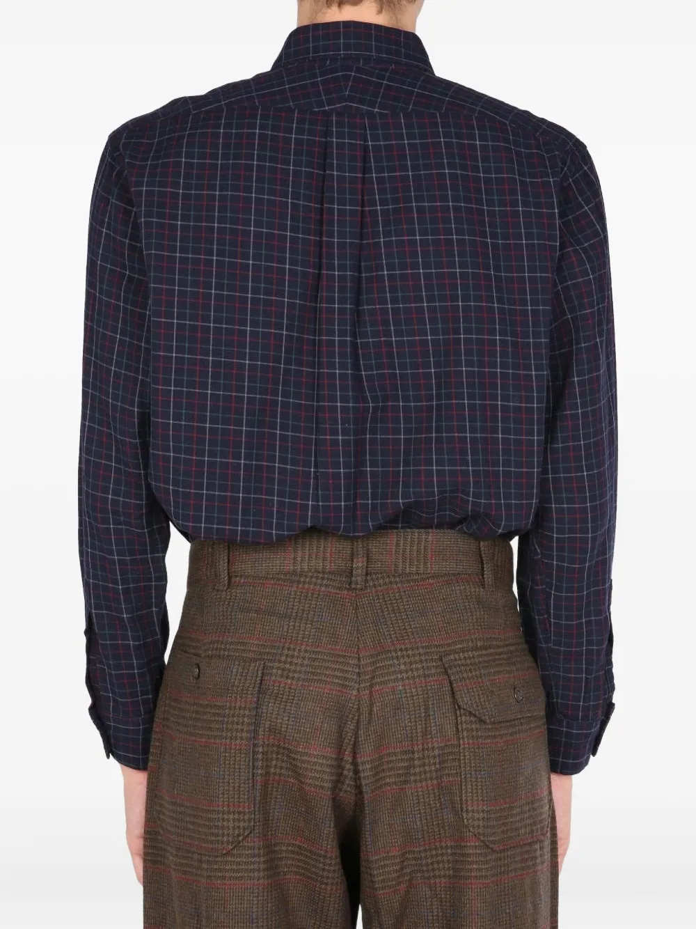 Engineered Garments Checked Shirt In Blue