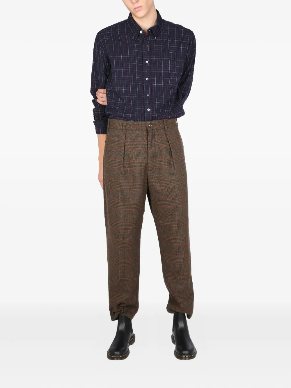 Engineered Garments checked shirt - Blauw