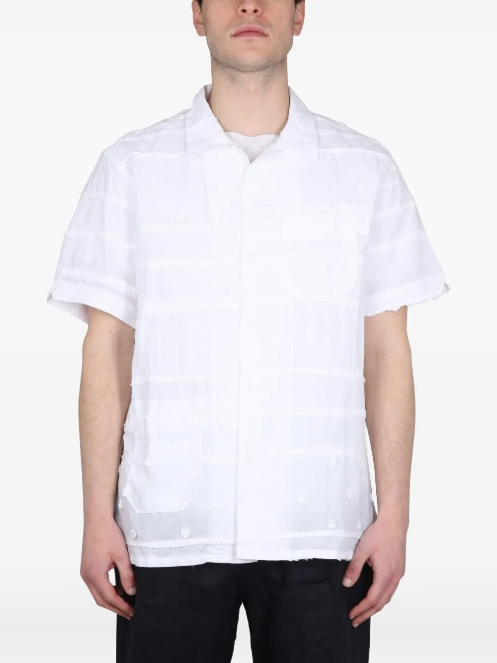 Engineered Garments Camisa com bordado | Branco | Image 1