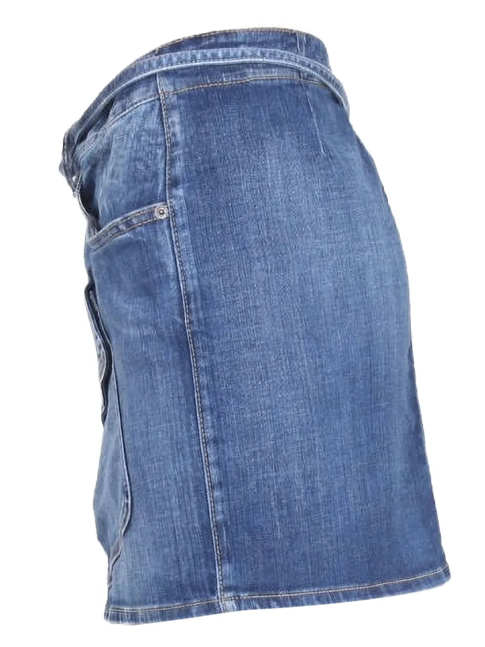 DSQUARED2 Mini-rok met zak en strik Blauw