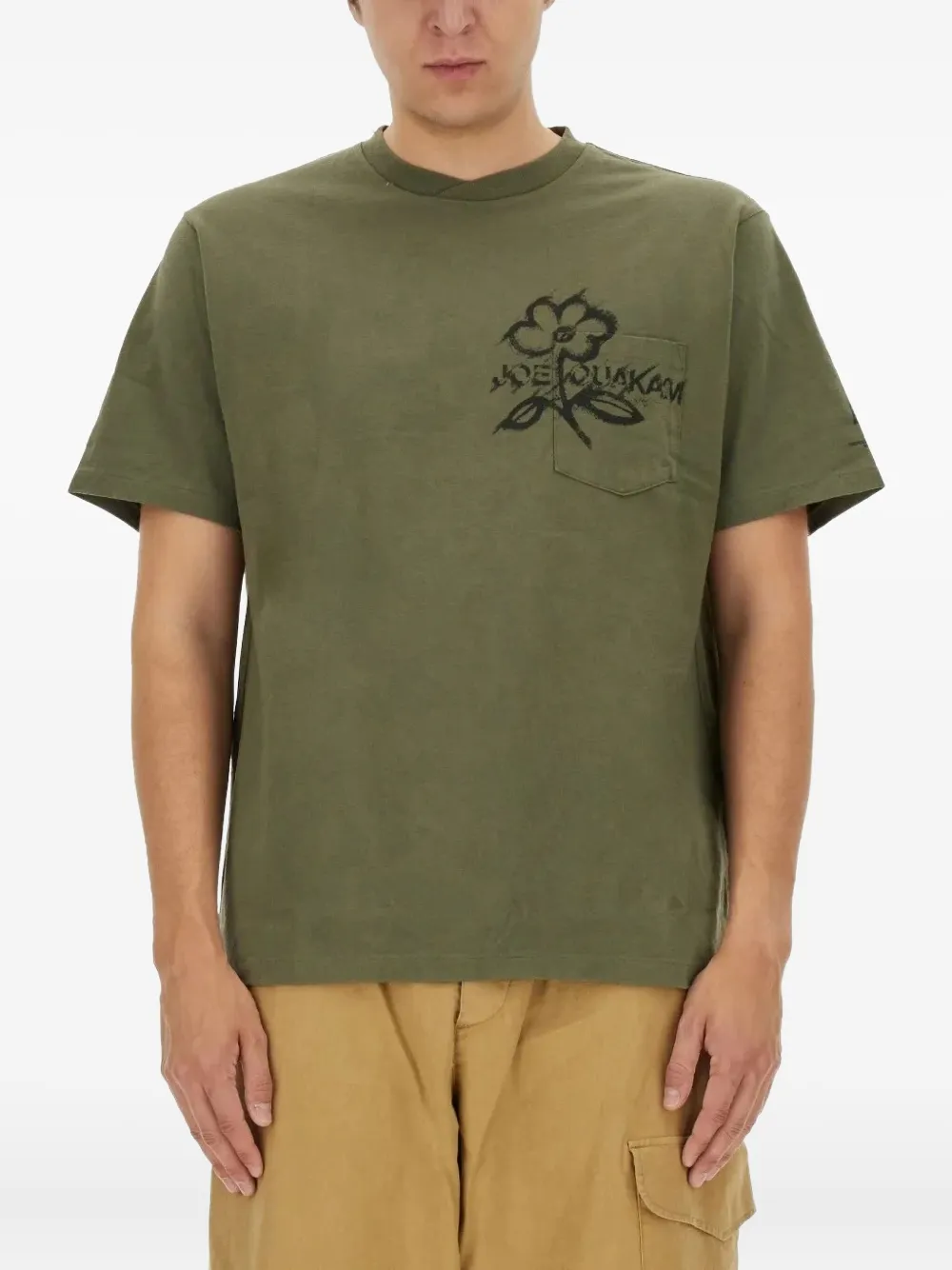 Engineered Garments playera con bolsillo | verde | Image 1