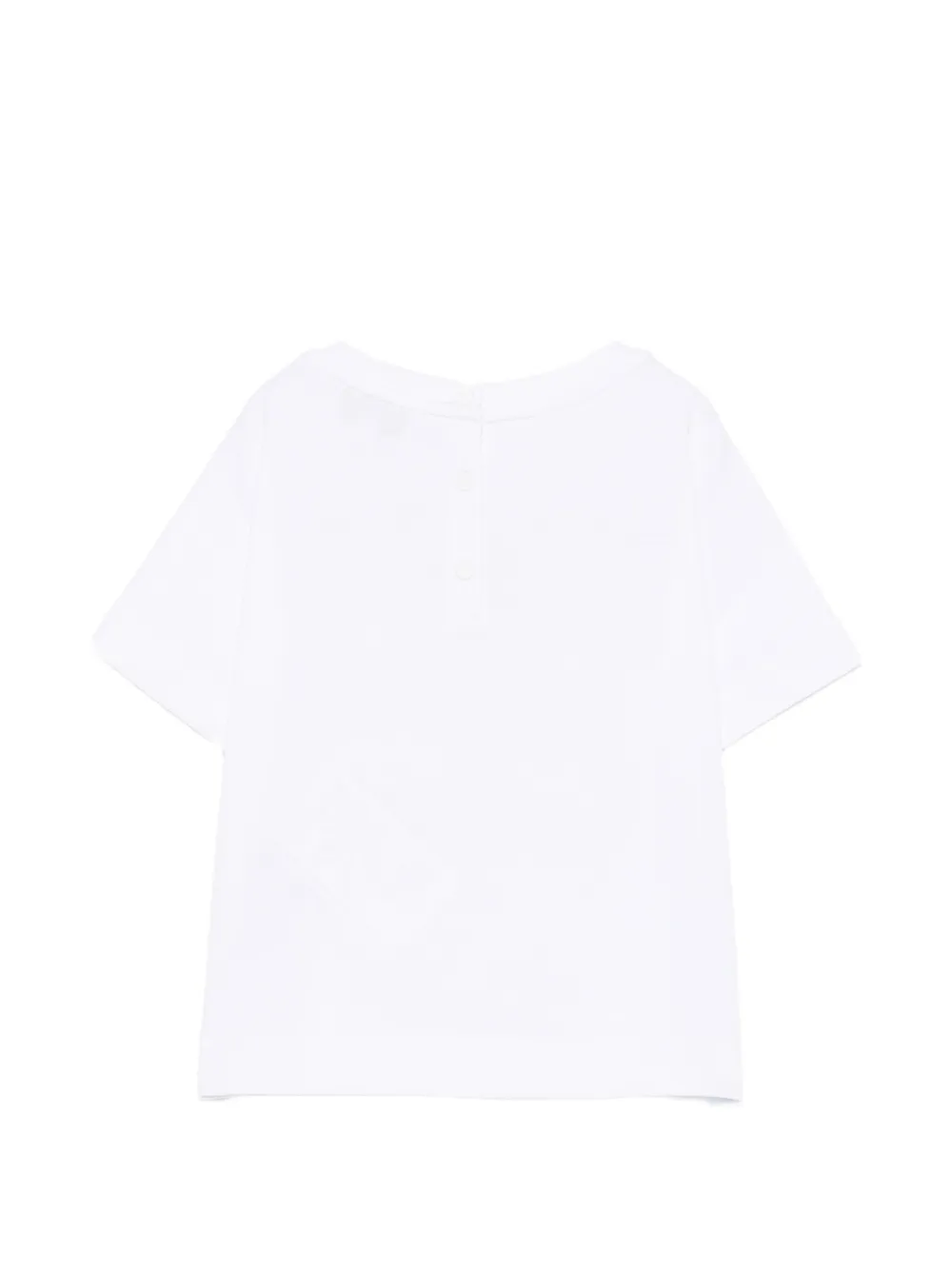 Emporio Armani Kids T-shirt met strikpatch Wit