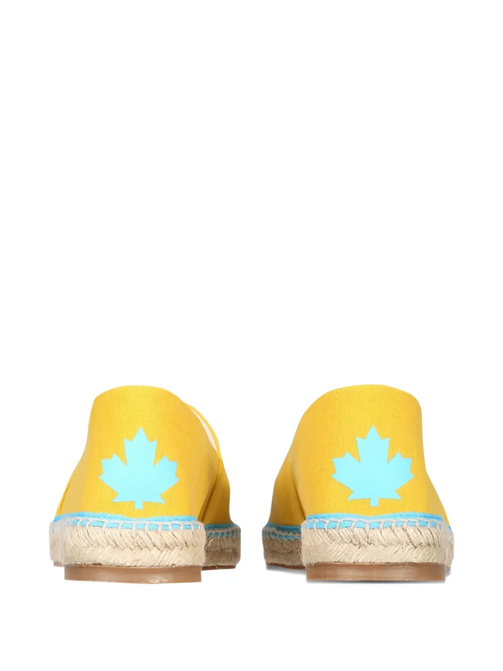 DSQUARED2 logo espadrilles Geel