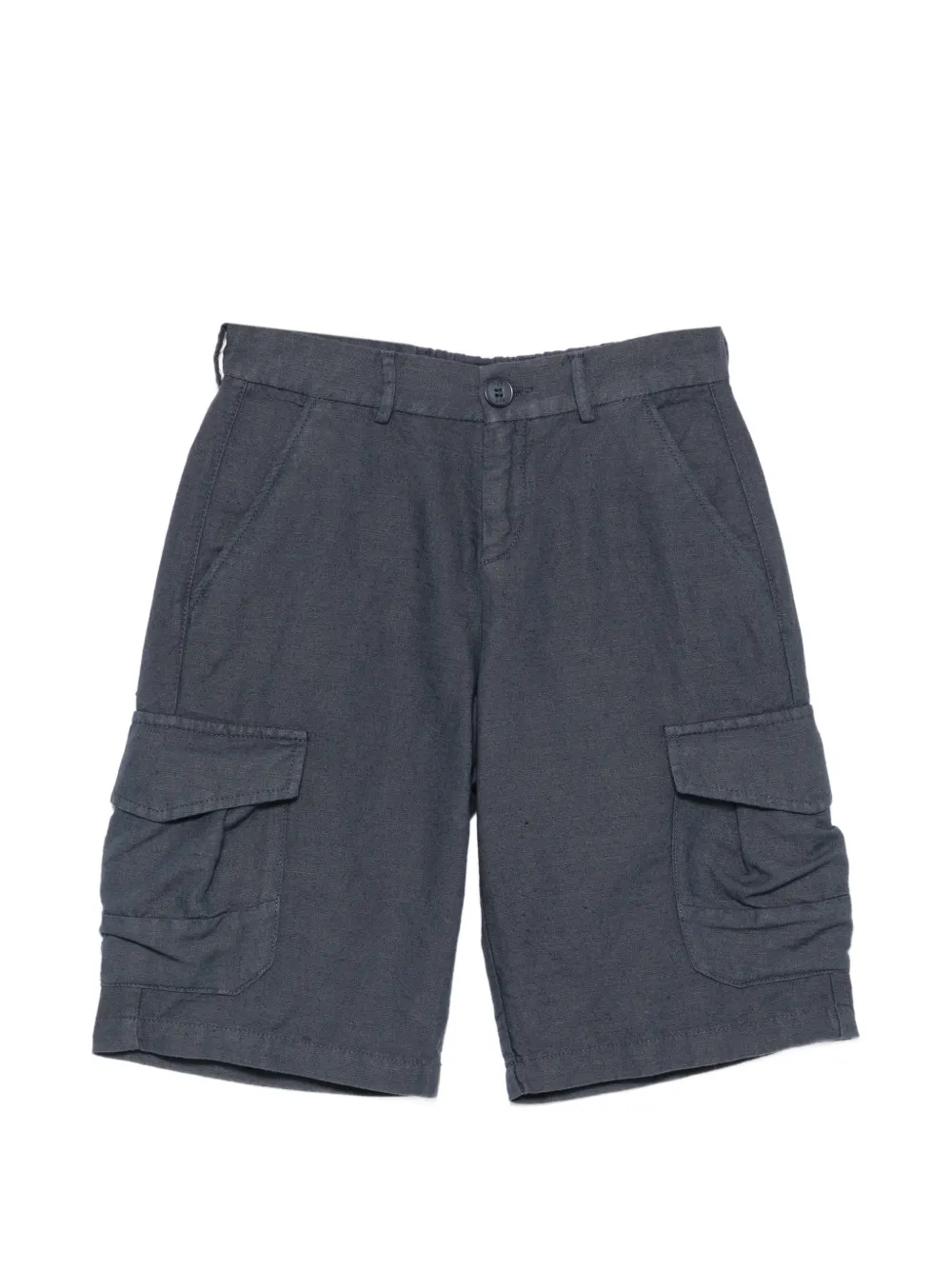 Fay Kids belt-loop cargo shorts - Blau