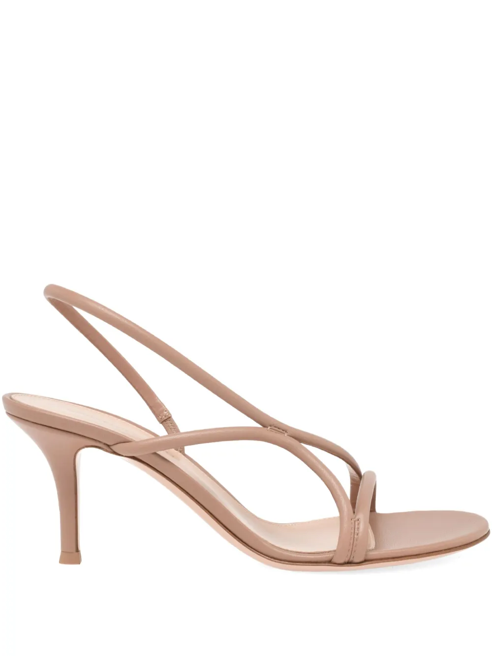 Gianvito Rossi Ellis Slingback Leather Sandals