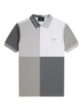 Fred Perry x Beams panelled cotton polo shirt - Grey