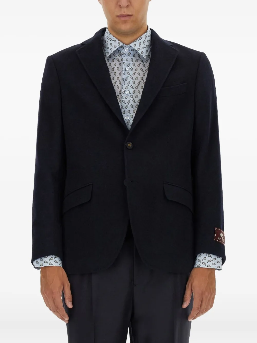 ETRO two-button cashmere blazer | Blue | Image 1