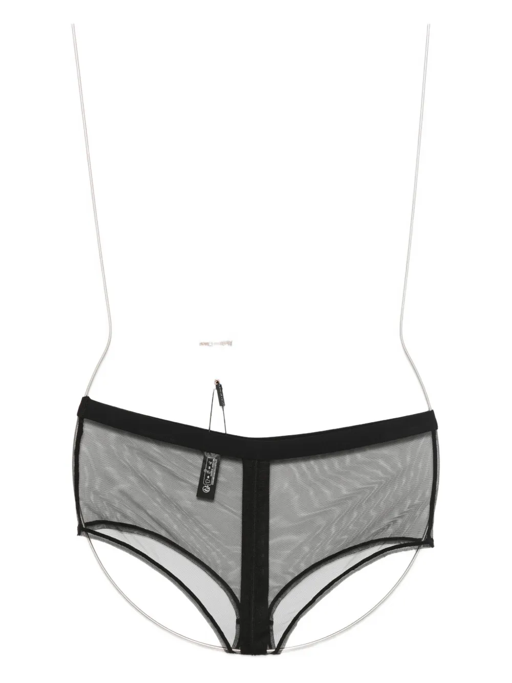 Maison Close Pure Tentation mesh shorts Zwart