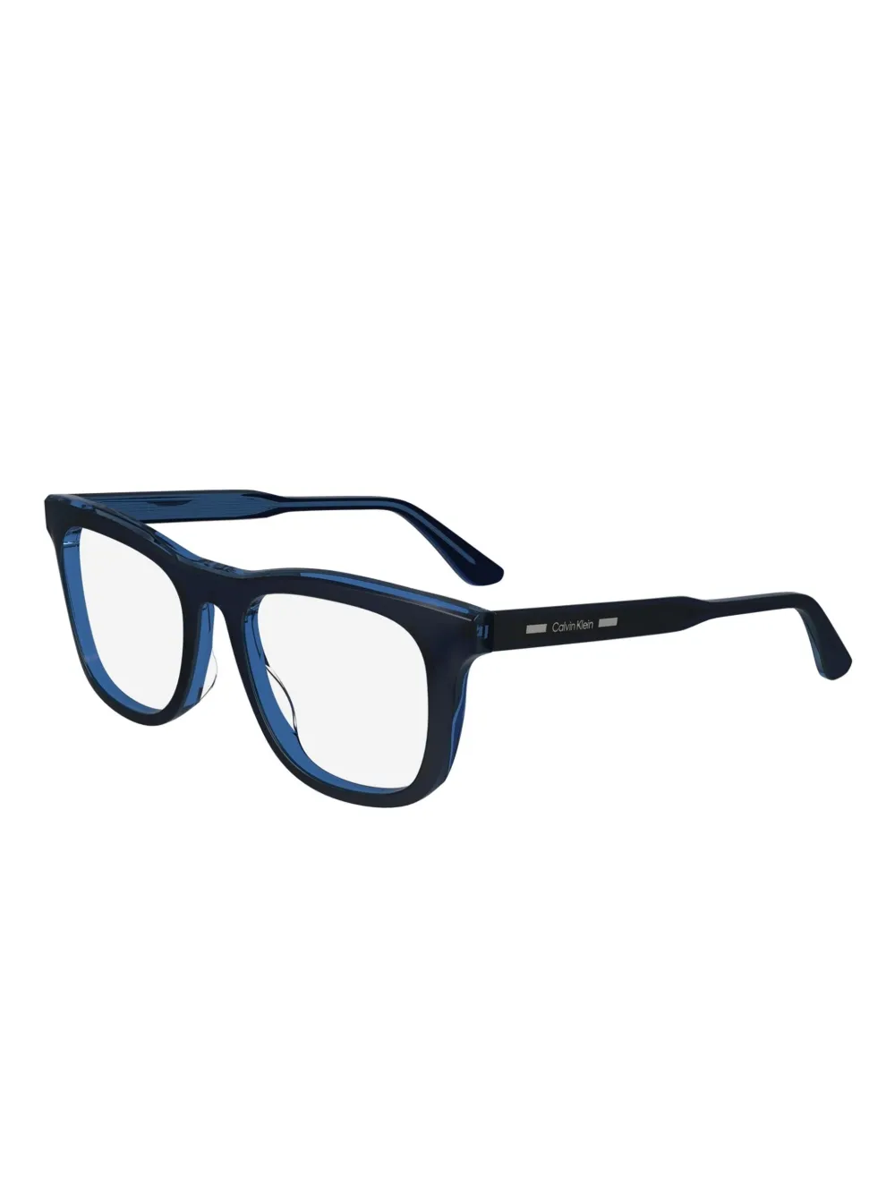 Calvin Klein Bril met vierkant montuur Blauw