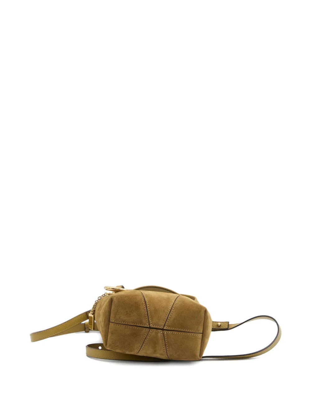 Chloé Spin kleine suède leren shopper Groen