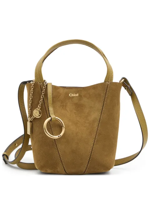Chloé small Spin suede leather tote bag