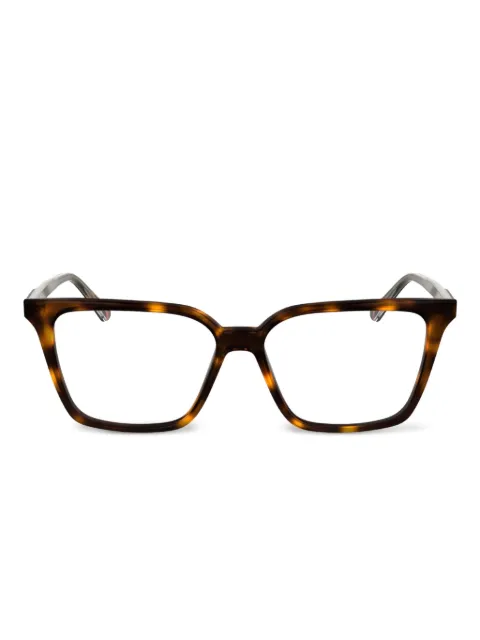 Calvin Klein tortoiseshell squared glasses